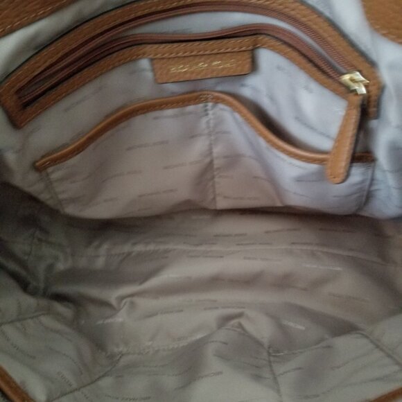 Michael Kors Brown Leather Handbag Shoulder Bag - Picture 7 of 12